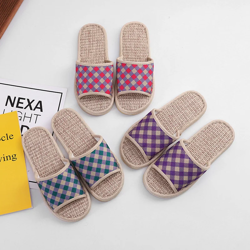 Льняные домашние тапочки ручной работы, Симпатичные сетчатые модные тапочки с открытым носком для пар
Льняные домашние тапочки ручной работы, Симпатичные сетчатые модные тапочки с открытым носком для пар