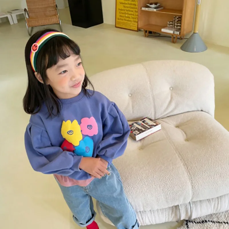 MILANCEL 2021 Autumn New Baby Clothes O Neck Toddler Girls Hoodies Puff Sleeve Flower Swaetshirts Baby Outfit
MILANCEL 2021 Autumn New Baby Clothes O Neck Toddler Girls Hoodies Puff Sleeve Flower Swaetshirts Baby Outfit
