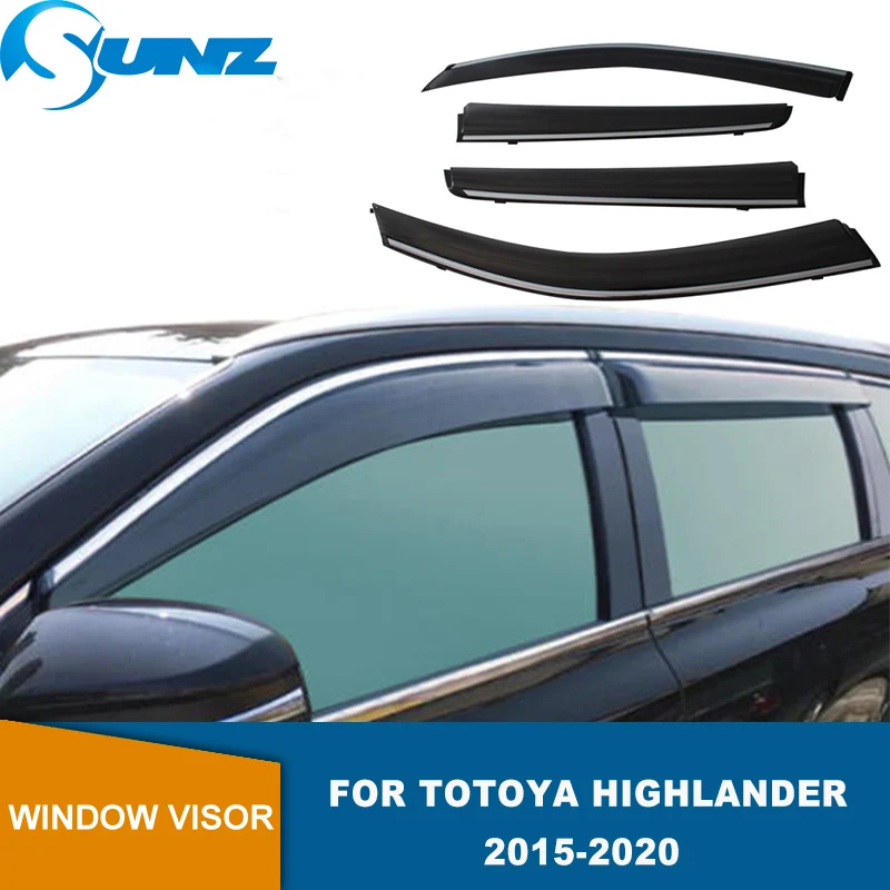 Window Deflector For Totoya Highlander 2015 2016 2017 2018 2019 2020 2021 Window Visor Vent Shade Deflector Sun Rain Guards SUNZ 
Window Deflector For Totoya Highlander 2015 2016 2017 2018 2019 2020 2021 Window Visor Vent Shade Deflector Sun Rain Guards SUNZ