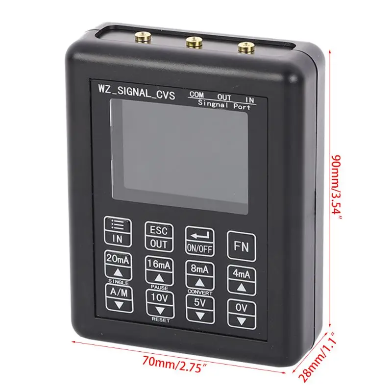 Signal Generator, High Precise Adjustable Current Voltage Analog Simulator 0-10V 4-20mA Signal Generator Sources
Signal Generator, High Precise Adjustable Current Voltage Analog Simulator 0-10V 4-20mA Signal Generator Sources