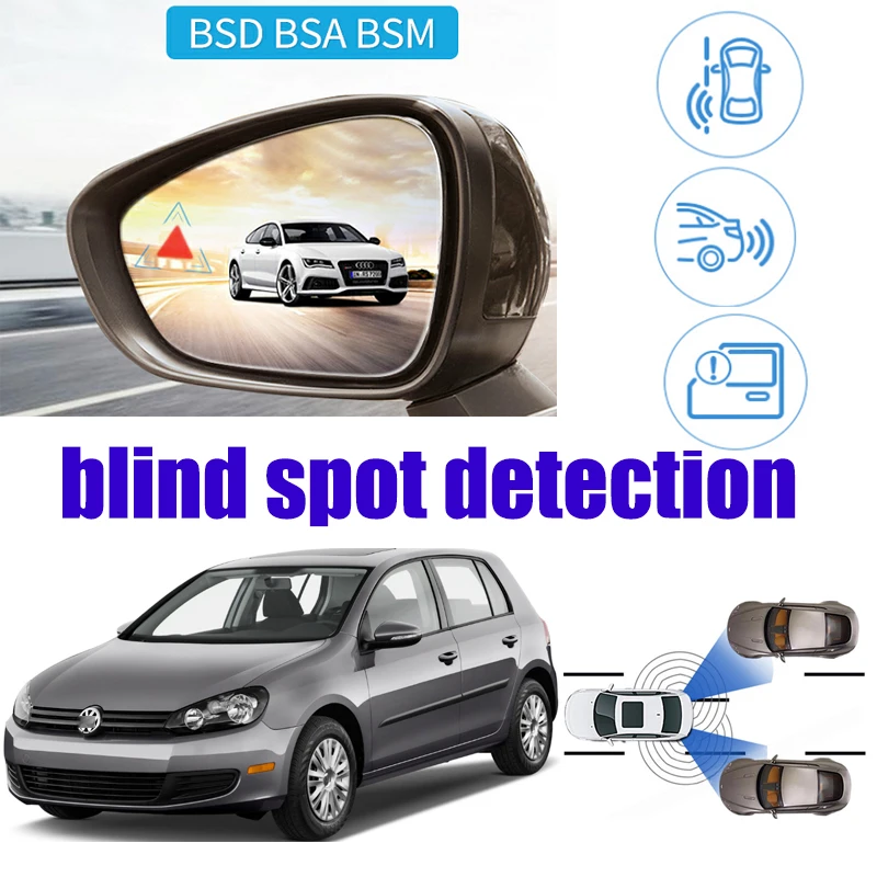 For Volkswagen VW Golf 6 MK6 A6 5K Car BSD BSA BSM Blind Area Spot Warning Safety Drive Alert Mirror Rear Radar Detection
For Volkswagen VW Golf 6 MK6 A6 5K Car BSD BSA BSM Blind Area Spot Warning Safety Drive Alert Mirror Rear Radar Detection