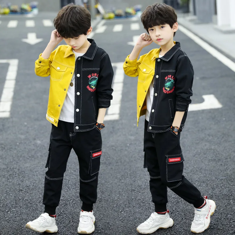 Korean children's autumn three-piece suit 2020 new western style big boy boy autumn style Korean handsome cowboy
Korean children's autumn three-piece suit 2020 new western style big boy boy autumn style Korean handsome cowboy