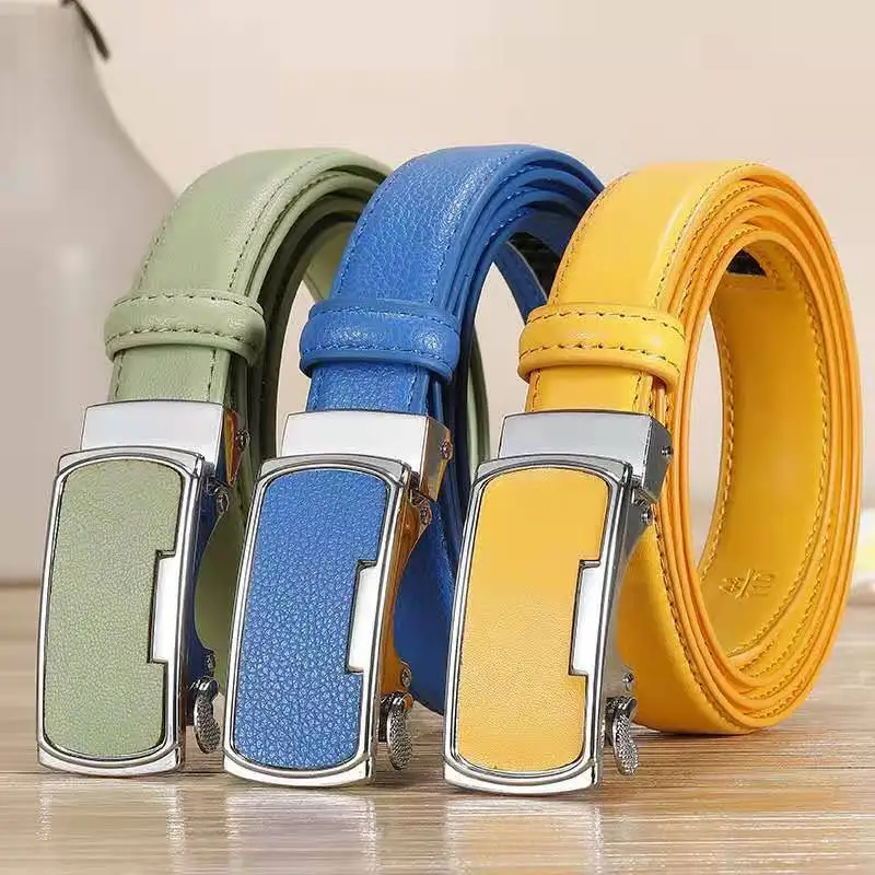 High-Quality Belt Women's New Fashion All-Match Casual Design Belt Hot-Selling Automatic Buckle Luxury Brand Soft Leather Belt
High-Quality Belt Women's New Fashion All-Match Casual Design Belt Hot-Selling Automatic Buckle Luxury Brand Soft Leather Belt
