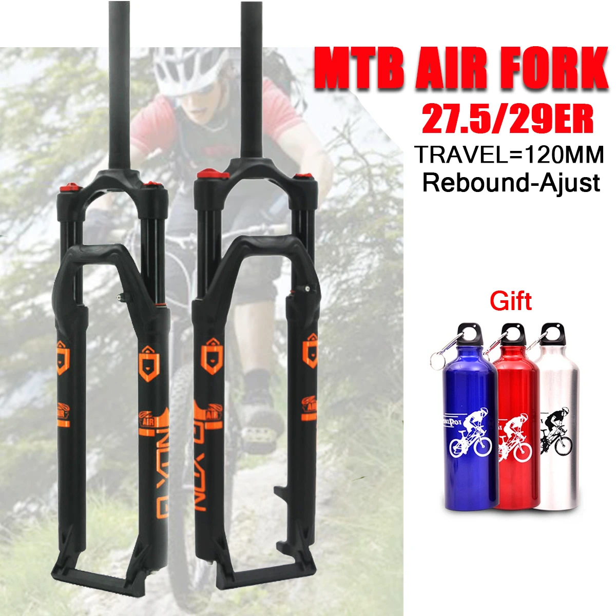 Вилка Elyon Mtb 26/27, 5/29 дюйма, вилка из магниевого сплава для горного велосипеда, регулировка отскока, воздушное удлинение, передняя вилка 120 мм д...
Вилка Elyon Mtb 26/27, 5/29 дюйма, вилка из магниевого сплава для горного велосипеда, регулировка отскока, воздушное удлинение, передняя вилка 120 мм д...