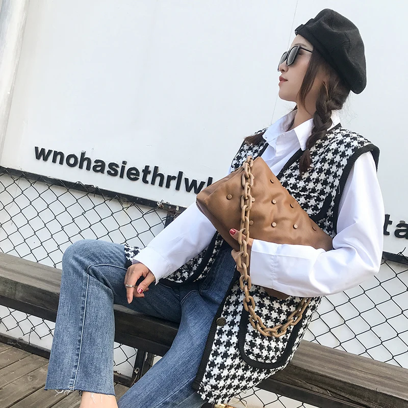 Trend Designer Messenger Bags Padded Down Handbags Daily Shoulder Bags for Women Acrylic Chain Crossbody Bag Female Hand Purses
Trend Designer Messenger Bags Padded Down Handbags Daily Shoulder Bags for Women Acrylic Chain Crossbody Bag Female Hand Purses