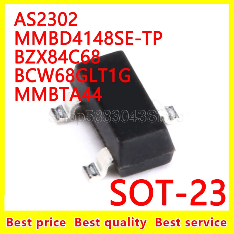(20 шт.) 100% Новый оригинальный смартфон AS2302 MMBD4148SE-TP BZX84C68 BCW68GLT1G MMBTA44 SOT-23 SOT23
(20 шт.) 100% Новый оригинальный смартфон AS2302 MMBD4148SE-TP BZX84C68 BCW68GLT1G MMBTA44 SOT-23 SOT23