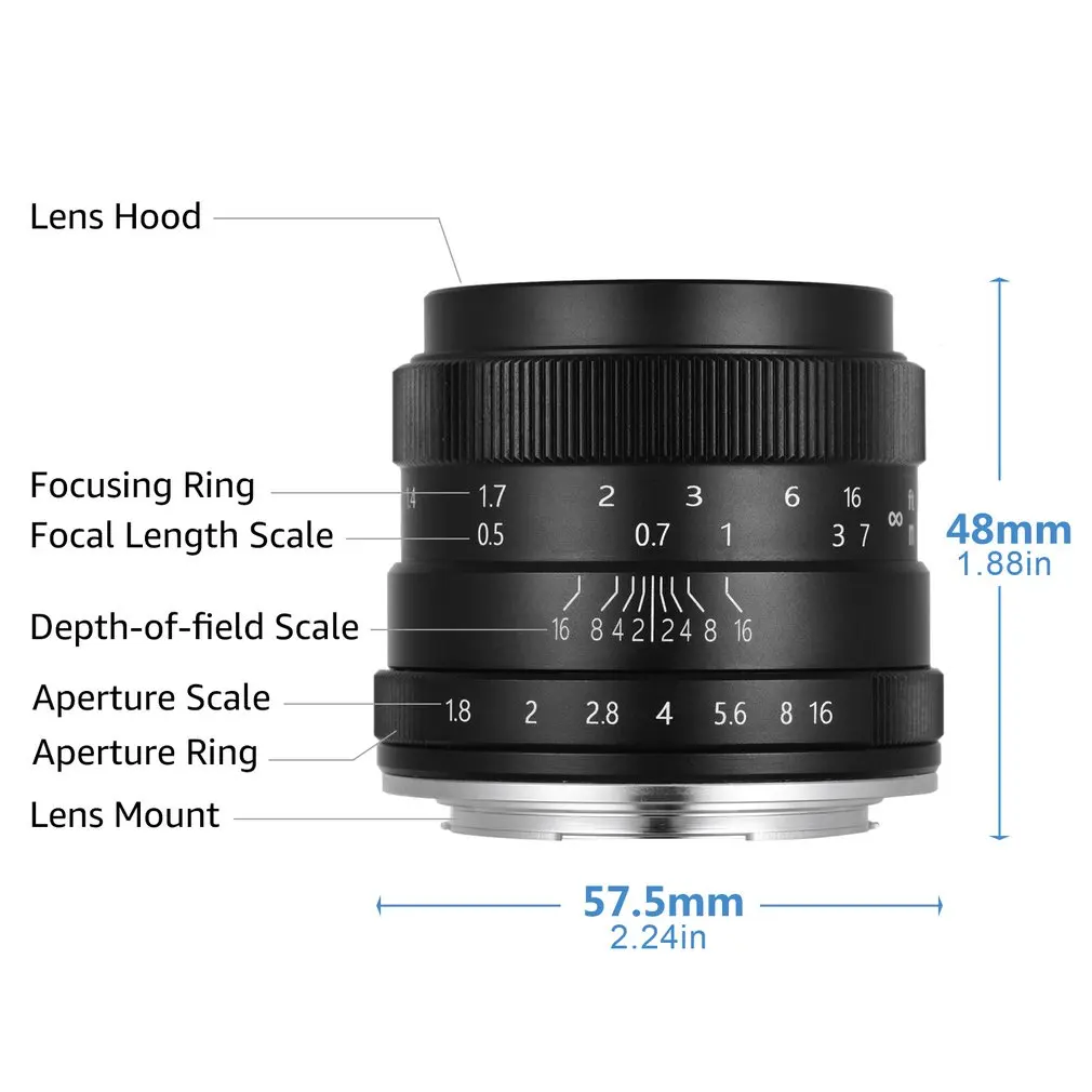 Telephoto Lens Unit 50mm F1.8 Half Frame Portrait Fixed Focal Lens Z Mount for Nikon Z6 Z7 Z50 Mirrorless Camera SLRs Len Parts
Telephoto Lens Unit 50mm F1.8 Half Frame Portrait Fixed Focal Lens Z Mount for Nikon Z6 Z7 Z50 Mirrorless Camera SLRs Len Parts