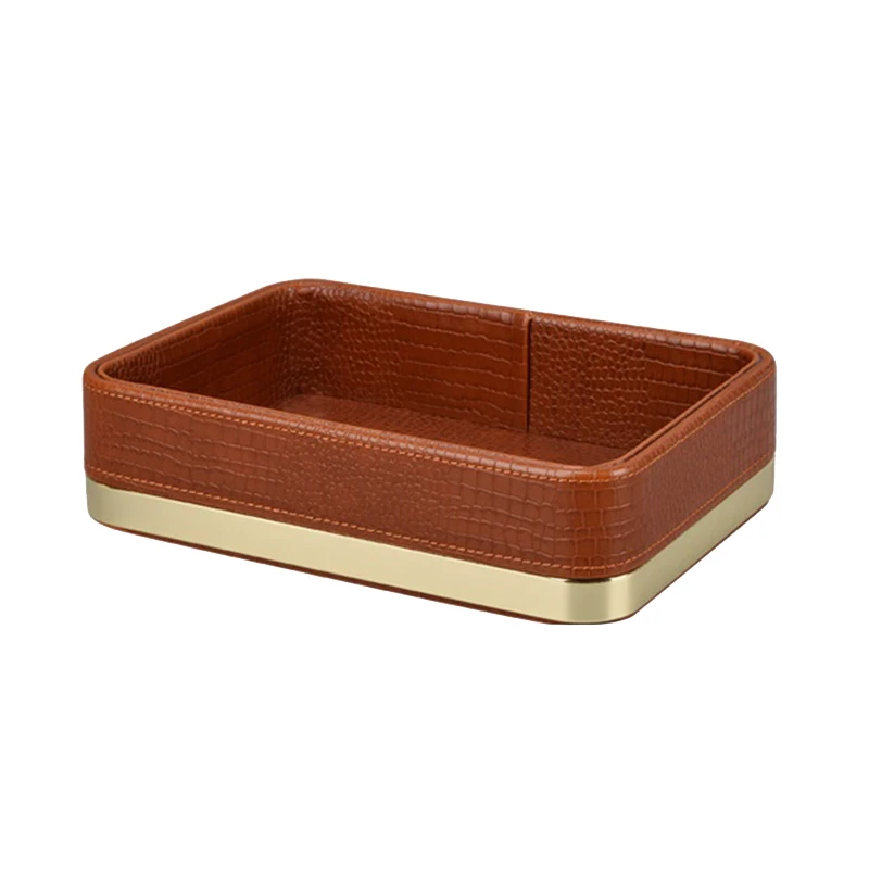Leather Storage Tray Rectangular Jewelry Display Board Cosmetic Storage Box Desktop Sundries Decorative Tray
Leather Storage Tray Rectangular Jewelry Display Board Cosmetic Storage Box Desktop Sundries Decorative Tray