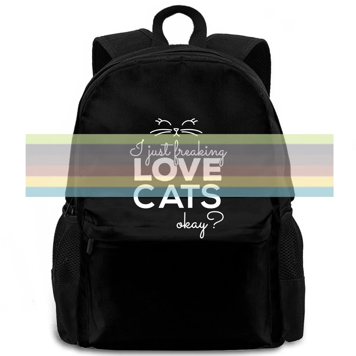 I Just Freaking Love Cats, Okay Animal Newest Print Style women men backpack laptop travel school adult student 
I Just Freaking Love Cats, Okay Animal Newest Print Style women men backpack laptop travel school adult student