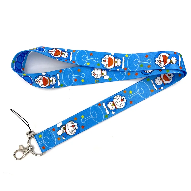 

Аниме Doraemon, шнурок для ключей, держатель для телефона, забавный шейный ремешок с брелоком, ID-карта, «сделай сам», ленты с животными, веревка д...