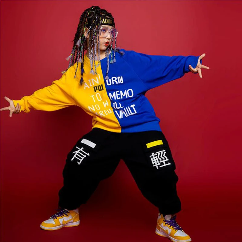 Boys Girls Oversize Hoodie Cargo pantsHip Hop Stage Wear Costumes For Children Pop Street Dance Wear Costumes Suit for Kids
Boys Girls Oversize Hoodie Cargo pantsHip Hop Stage Wear Costumes For Children Pop Street Dance Wear Costumes Suit for Kids