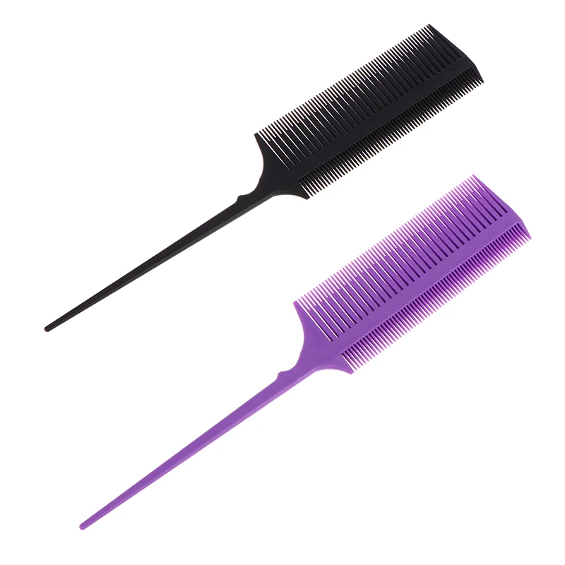 

Pick Dyeing Comb Profession Dyeing Comb Hair Brush For Hairdressing Weave Comb Tail Pro-hair Dyeing Comb Weaving Cutting Combs