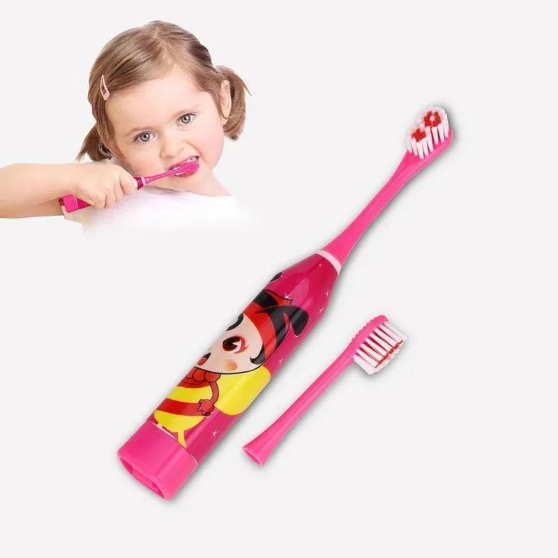 Electric Children Toothbrush Kids Toothbrush Toddler Toothbrush Double-sided Tooth Brush Heads with 2 pcs Head Cartoon Pattern
Electric Children Toothbrush Kids Toothbrush Toddler Toothbrush Double-sided Tooth Brush Heads with 2 pcs Head Cartoon Pattern