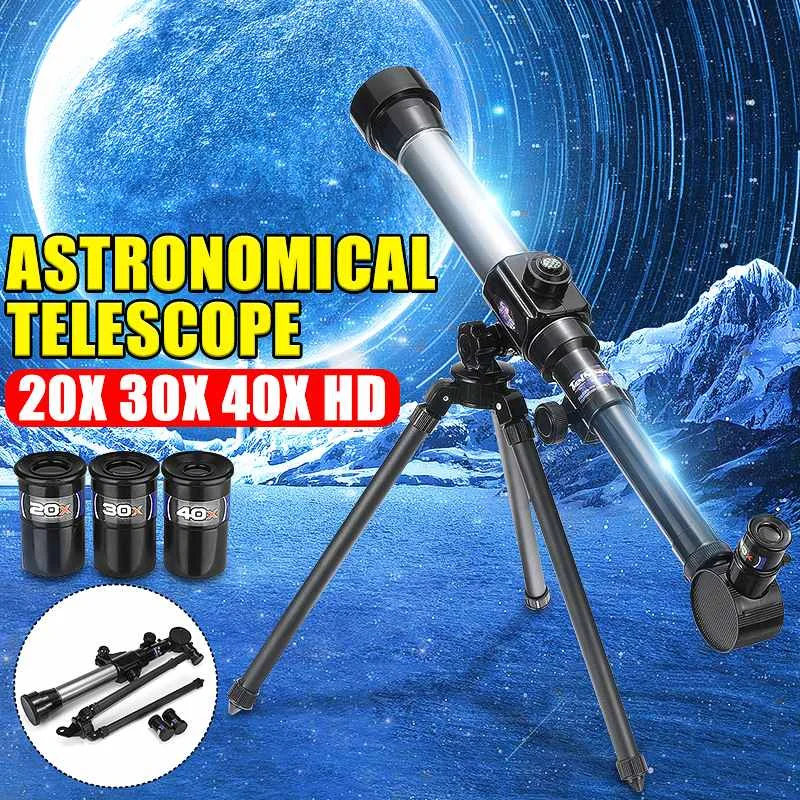 20X 30X 40X Refraction Astronomical Telescope With Portable Tripod Sky Monocular Telescopio Space Observation Scope Outdoor
20X 30X 40X Refraction Astronomical Telescope With Portable Tripod Sky Monocular Telescopio Space Observation Scope Outdoor