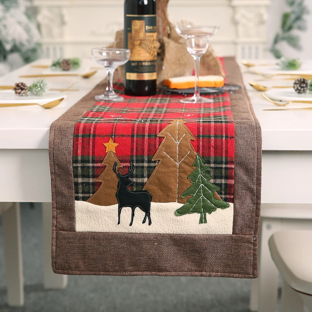 New 35*180cm Christmas Burlap Embroidery Tablecloth Party Decorations Creative Christmas Tablecloth Home Decoration Supplies
New 35*180cm Christmas Burlap Embroidery Tablecloth Party Decorations Creative Christmas Tablecloth Home Decoration Supplies