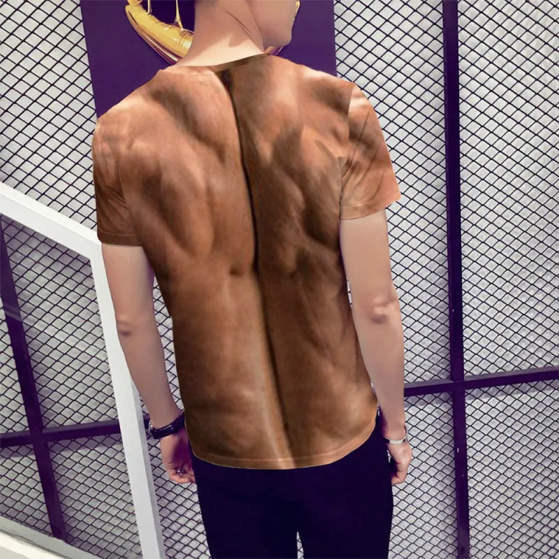 Men's 3D printed short sleeve T-shirt abdominal training T-Shirt Funny personality fashion oversize clothing
Men's 3D printed short sleeve T-shirt abdominal training T-Shirt Funny personality fashion oversize clothing