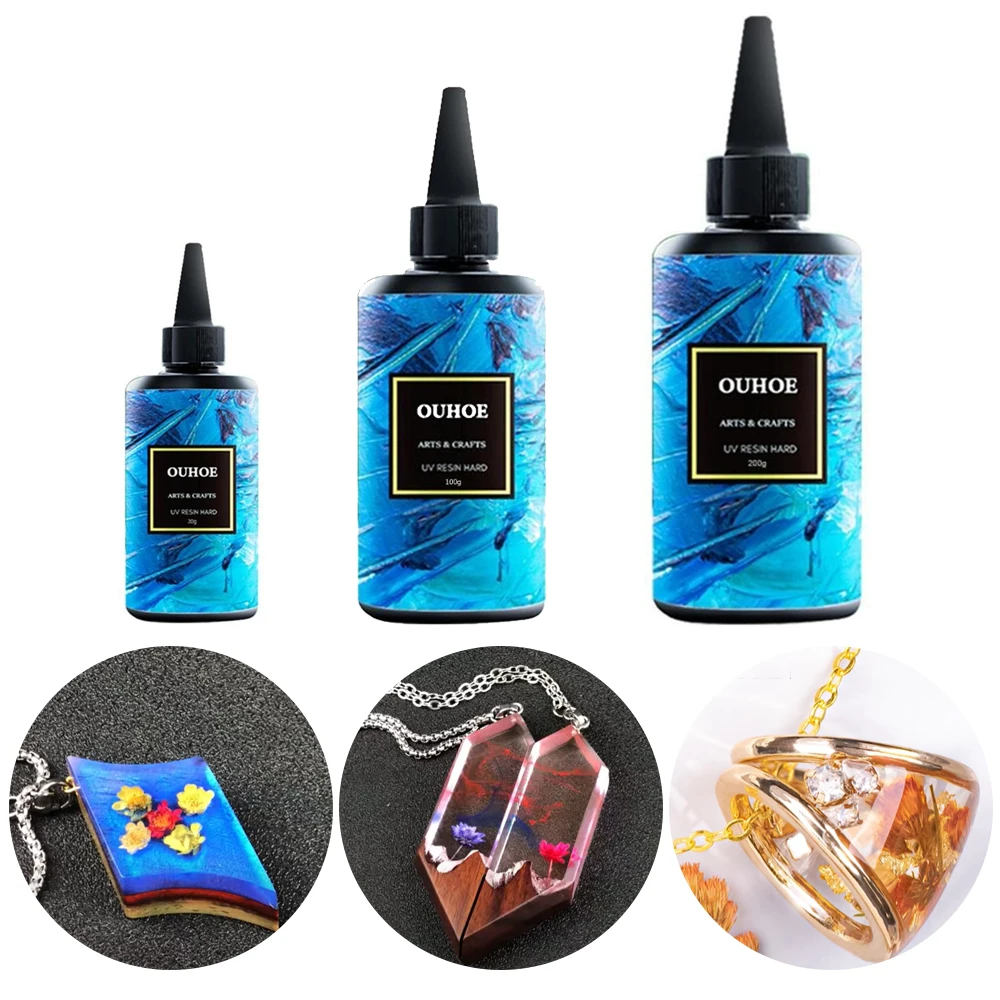30/100/200g UV Resin Hard Glue Curing No Trace Clear UV Glue For DIY Resin Jewelry Making Cure Resin Crafts 
30/100/200g UV Resin Hard Glue Curing No Trace Clear UV Glue For DIY Resin Jewelry Making Cure Resin Crafts