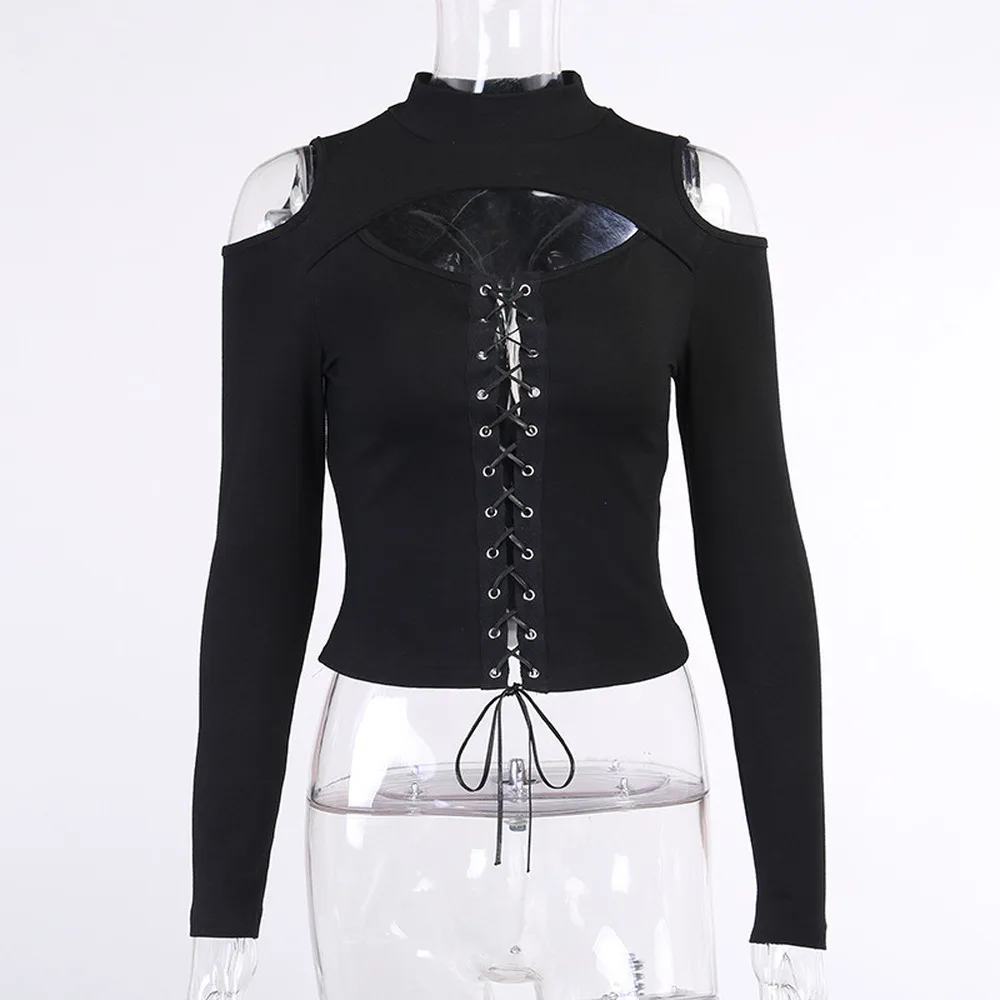 Vintage Sexy Lace Up Black Hoodies Gothic Off Shoulder Bodycon Long Sleeve Hoodies Women Dark Harajuku Turtleneck Tops 2020 New
Vintage Sexy Lace Up Black Hoodies Gothic Off Shoulder Bodycon Long Sleeve Hoodies Women Dark Harajuku Turtleneck Tops 2020 New