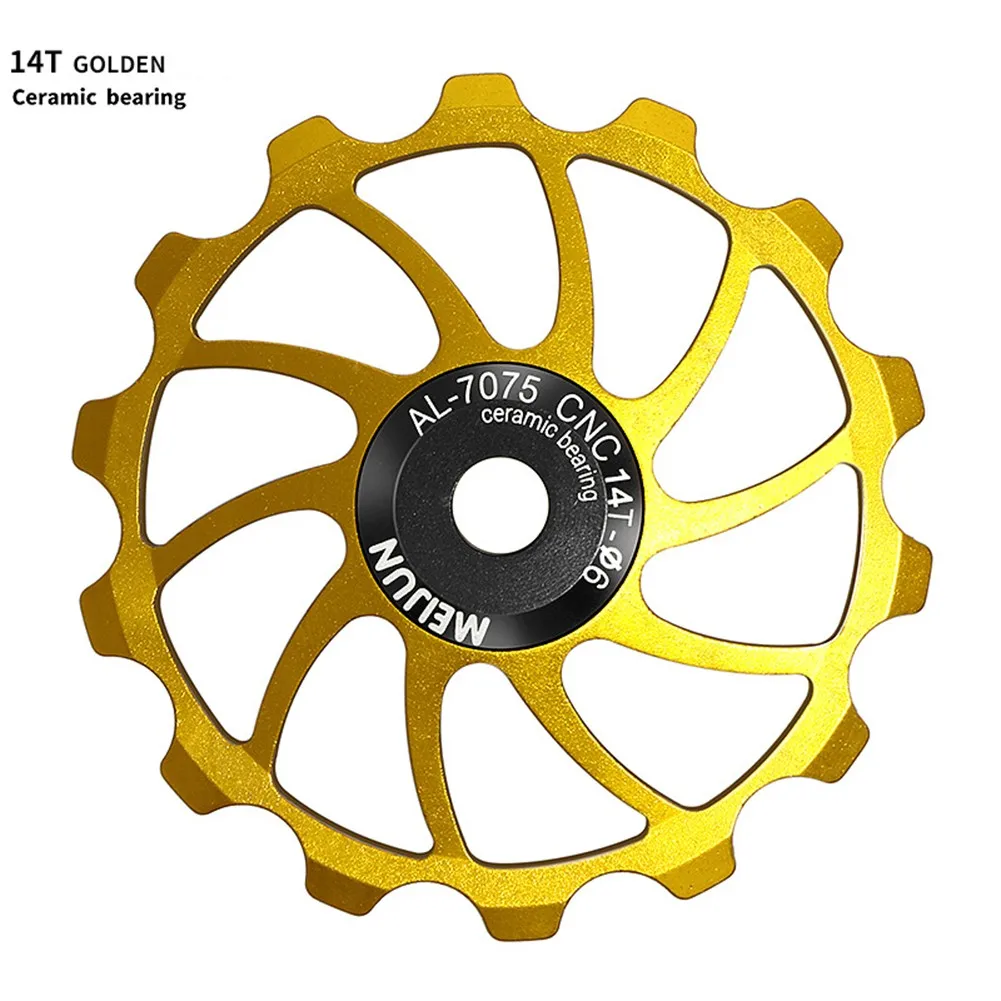 16T Bicycle Rear Dial Guide Wheel MTB Road Bike Ceramic Bearing Jockey Wheel Aluminum Alloy Rear Derailleur Guide Bearing Parts
16T Bicycle Rear Dial Guide Wheel MTB Road Bike Ceramic Bearing Jockey Wheel Aluminum Alloy Rear Derailleur Guide Bearing Parts