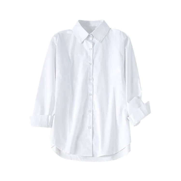 Women Solid Turn-down Collar White Shirt Batwing Sleeve Button Up Long Blouse Korea Style Feminina Blusa Blusas Mujer De Moda
Women Solid Turn-down Collar White Shirt Batwing Sleeve Button Up Long Blouse Korea Style Feminina Blusa Blusas Mujer De Moda