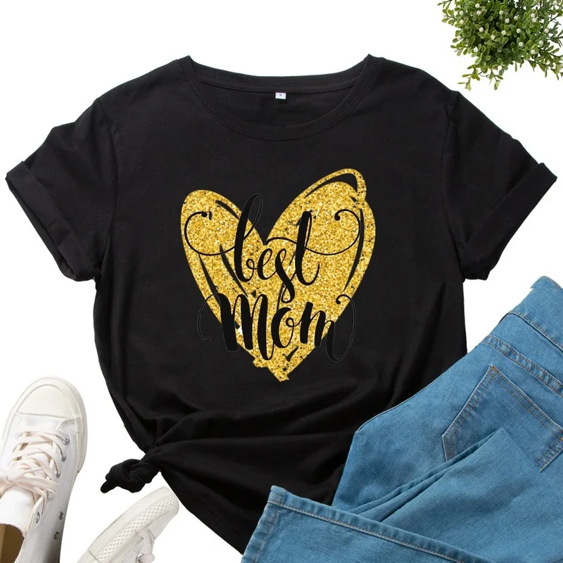 100% Cotton Summer Women Tshirt Oversized Best Mom Letter Print Graphic Short Sleeve Female Regular O-Neck Fashion Lady Tee Tops
100% Cotton Summer Women Tshirt Oversized Best Mom Letter Print Graphic Short Sleeve Female Regular O-Neck Fashion Lady Tee Tops
