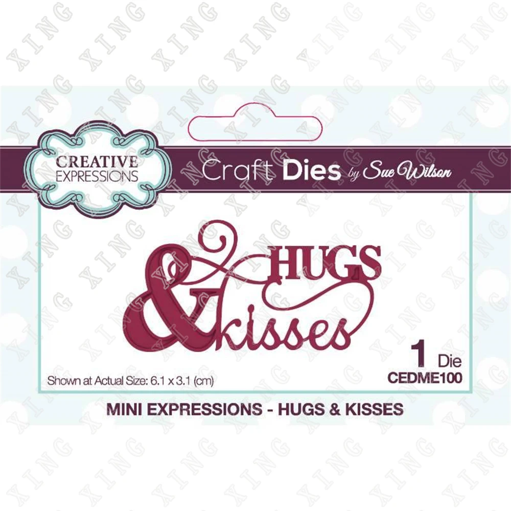 2022 Newest Valentine's Day Hugs & Kisses Metal Cutting Craft Embossing Dies Make Scrapbooking Diy Greeting Card Reusable Mold
2022 Newest Valentine's Day Hugs & Kisses Metal Cutting Craft Embossing Dies Make Scrapbooking Diy Greeting Card Reusable Mold