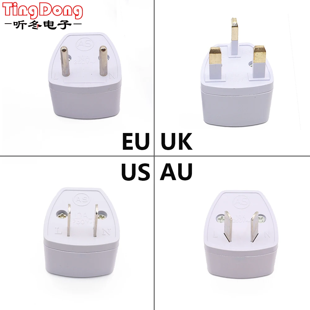 TingDong Universal US UK AU To EU Plug USA To Euro Europe Travel Wall AC Power Charger Outlet Adapter Converter 2 Round Pin Soc
TingDong Universal US UK AU To EU Plug USA To Euro Europe Travel Wall AC Power Charger Outlet Adapter Converter 2 Round Pin Soc
