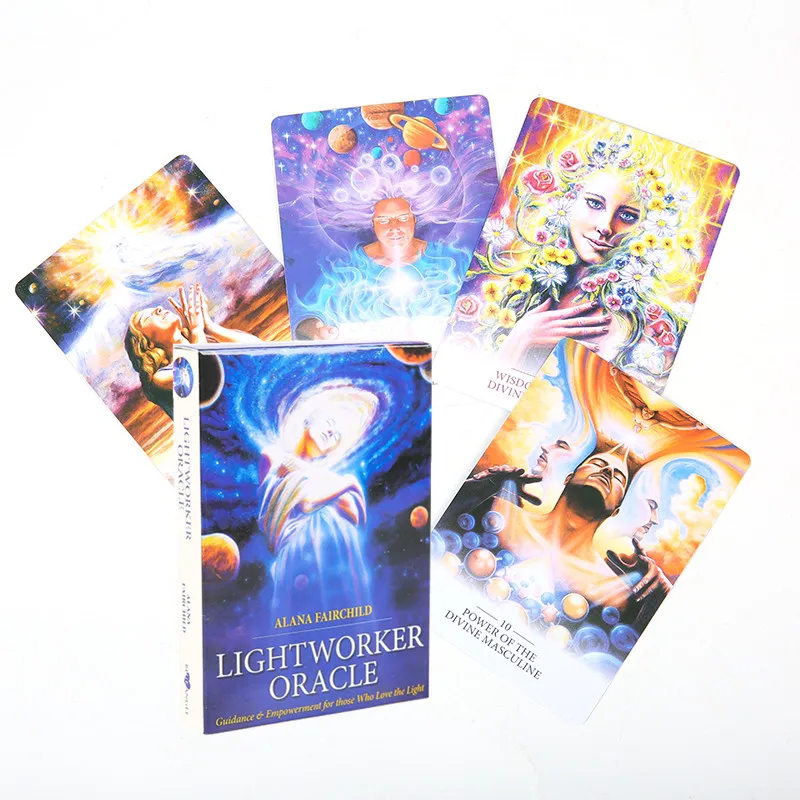 Lightworker Oracle Tarot Card Fate Divination Game Card Full English Adult Child Entertainment Board Game
Lightworker Oracle Tarot Card Fate Divination Game Card Full English Adult Child Entertainment Board Game