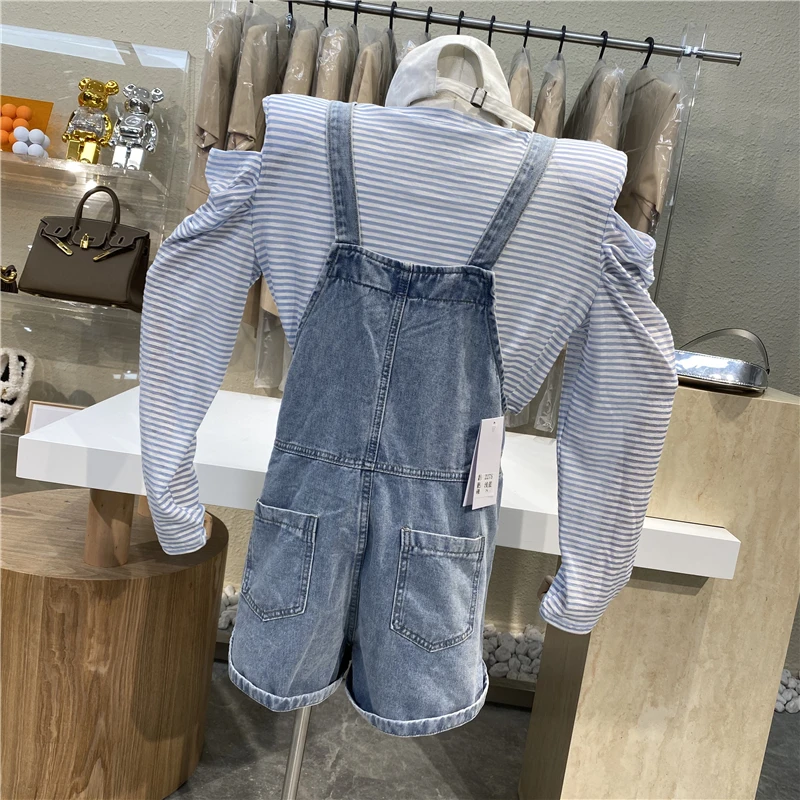2021 College Style Age Reduction Loose And Slim Jumpsuit Wide-leg Pants Design Sense Pocket Denim Bib Pants Jumpsuit
2021 College Style Age Reduction Loose And Slim Jumpsuit Wide-leg Pants Design Sense Pocket Denim Bib Pants Jumpsuit