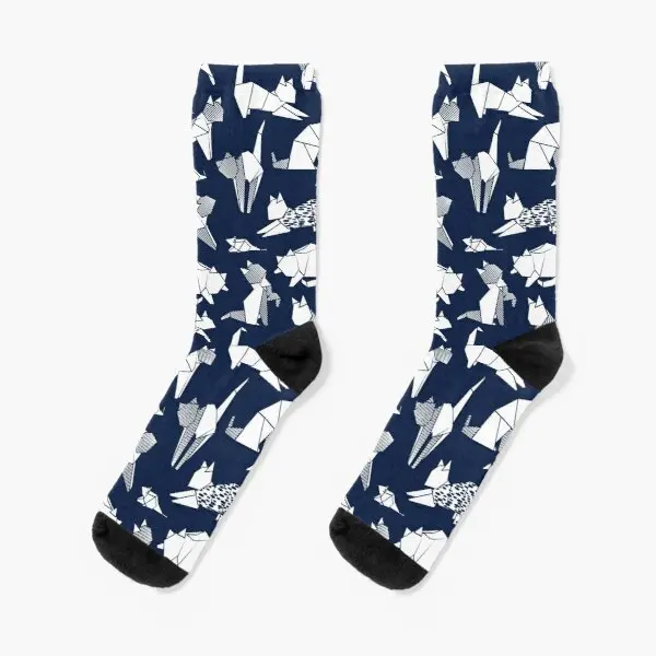Origami Kitten Friends Blue Navy Back Crew Socks Unisex Sports Best Cute Autumn Black Cartoon Short Ladies Girls Breathable
Origami Kitten Friends Blue Navy Back Crew Socks Unisex Sports Best Cute Autumn Black Cartoon Short Ladies Girls Breathable