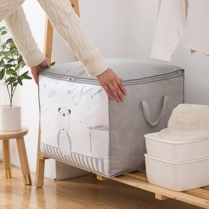 Clothes Storage Bag Bedsheet Organization Bags Closet Cartoon Portable Box Folding Pillow Quilt Blanket Wardrobe Home Organizer
Clothes Storage Bag Bedsheet Organization Bags Closet Cartoon Portable Box Folding Pillow Quilt Blanket Wardrobe Home Organizer