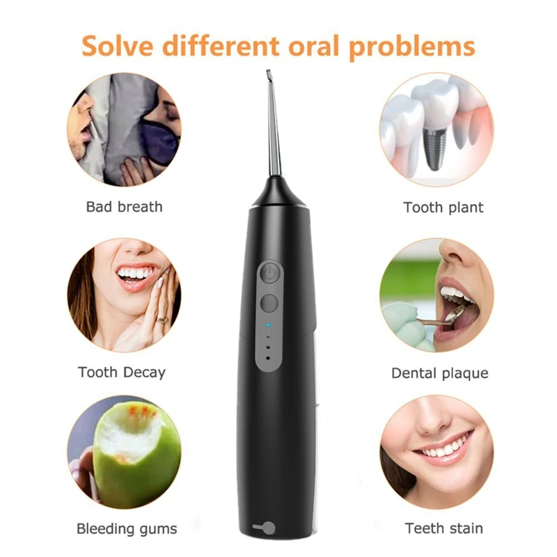 Water Flosser Irrigator Oral Jet Teeth Cleaner Hydro Jet 195Ml Water Tank Water Pick Electric Toothbrushes 
Water Flosser Irrigator Oral Jet Teeth Cleaner Hydro Jet 195Ml Water Tank Water Pick Electric Toothbrushes