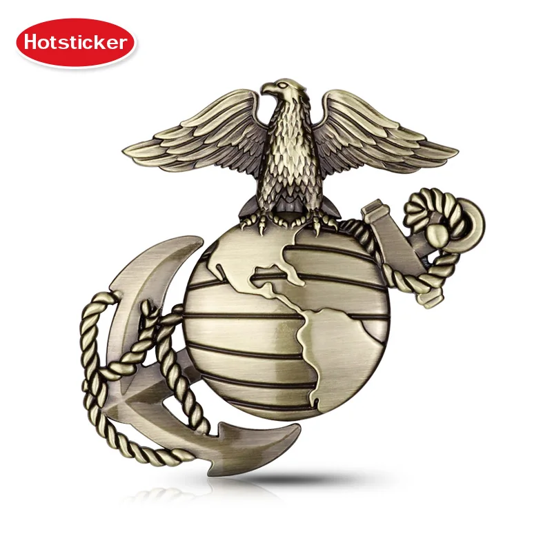 Hotsticker USMC Car Emblem US Marine Corps Badge 3D Chrome Metal Hawk Gunmetal Sticker Decor Window Trunk Decal Car Accessorie 
Hotsticker USMC Car Emblem US Marine Corps Badge 3D Chrome Metal Hawk Gunmetal Sticker Decor Window Trunk Decal Car Accessorie