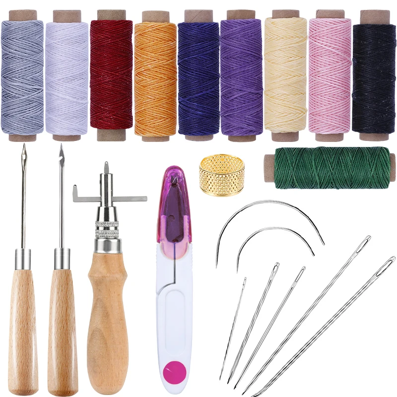 LMDZ Leather Sewing Tools Edge Groover Sewing Waxed Flat Thread Wooden Handle Hollow Speedy Stitcher Awl for Hand Craft Works
LMDZ Leather Sewing Tools Edge Groover Sewing Waxed Flat Thread Wooden Handle Hollow Speedy Stitcher Awl for Hand Craft Works