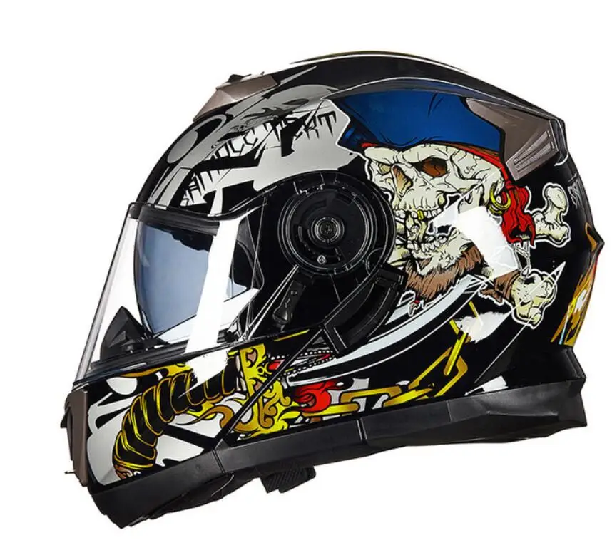 GXT 160 Winter Anti-fog Double lens Flip Up Motorcycle helmet for men and men Full Face Motocross Motorbike helmet Moto casco
GXT 160 Winter Anti-fog Double lens Flip Up Motorcycle helmet for men and men Full Face Motocross Motorbike helmet Moto casco