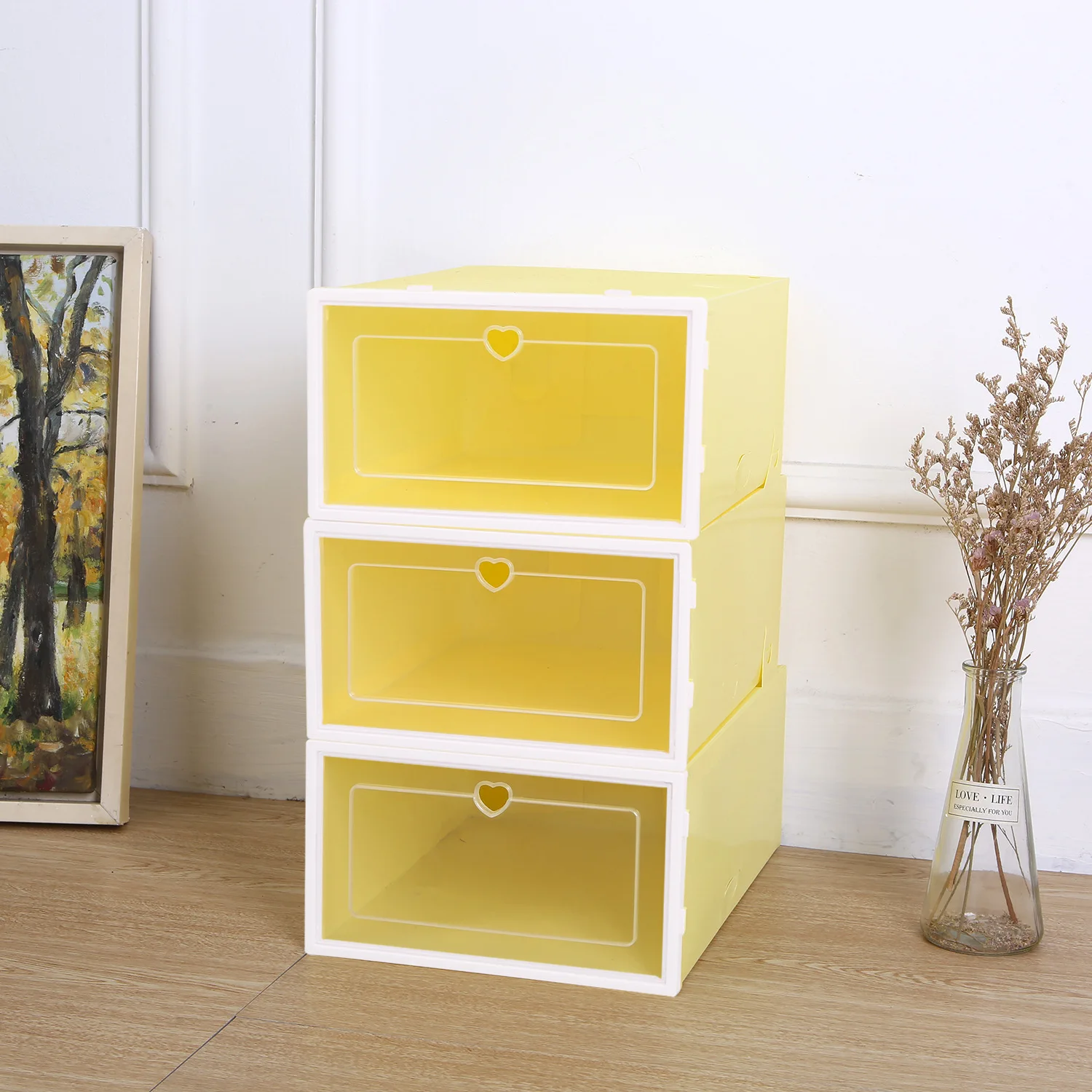 Plastic Shoe Box Household Shoes Storage Box Drawer Shoe Cabinet Dustproof Shoe Cabinet Shoe Box Storage Cabinet Wholesale
Plastic Shoe Box Household Shoes Storage Box Drawer Shoe Cabinet Dustproof Shoe Cabinet Shoe Box Storage Cabinet Wholesale