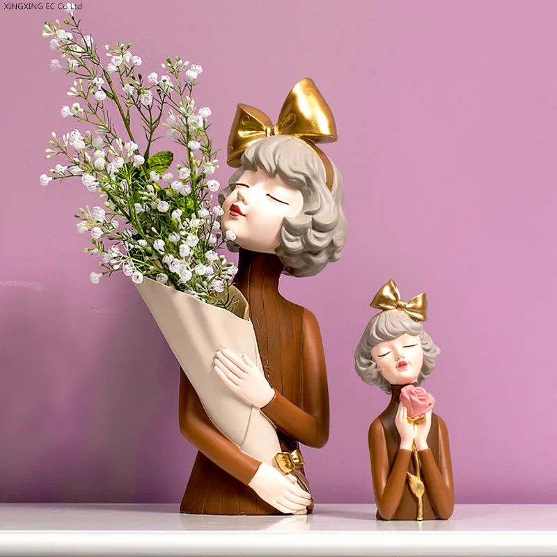 Милая девочка аксессуары для украшения дома ваза статуя из смолы лоток для девочки ремесел для гостиной настольная скульптура украшение св...
Милая девочка аксессуары для украшения дома ваза статуя из смолы лоток для девочки ремесел для гостиной настольная скульптура украшение св...