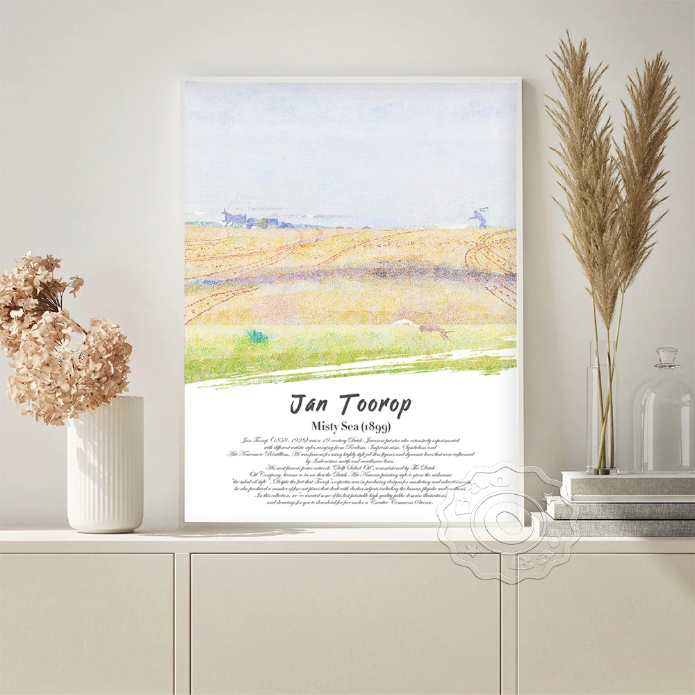 Jan Toorop Vintage Prints Art Poster Misty Sea Exhibition Museum Canvas Painting Home Decor Living Room Retro Wall Stickers Gift
Jan Toorop Vintage Prints Art Poster Misty Sea Exhibition Museum Canvas Painting Home Decor Living Room Retro Wall Stickers Gift