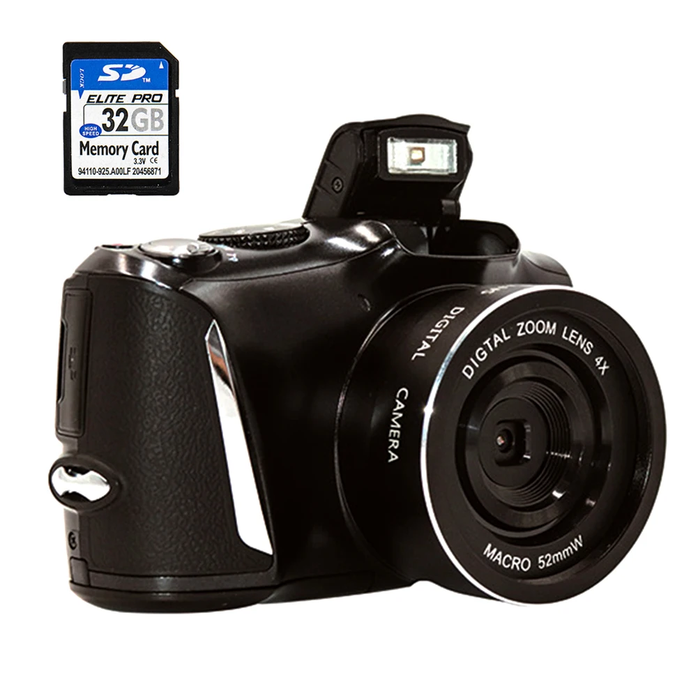 48MP Wifi Digital Camera 4X Zoom 3.0'' LCD Screen Video Camera 2.7K HD 1080P Anti-shake Face Detect SLR Camcorder with 32GB Card
48MP Wifi Digital Camera 4X Zoom 3.0'' LCD Screen Video Camera 2.7K HD 1080P Anti-shake Face Detect SLR Camcorder with 32GB Card