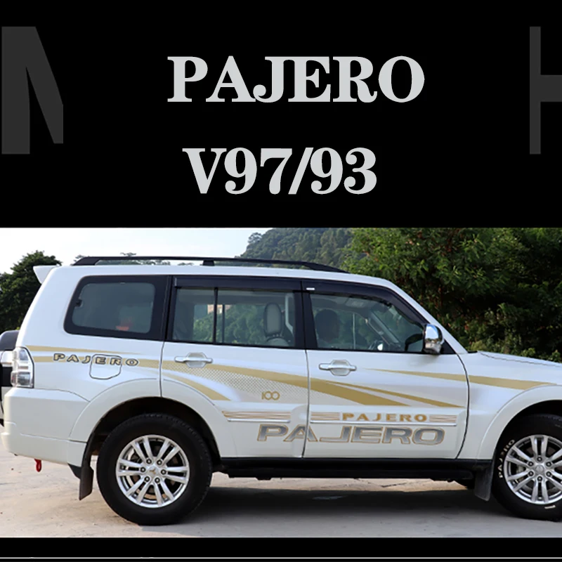 Suitable For Mitsubishi Pajero Bobcat Stickers V97/V93 Car Body Stickers Waist Line Stickers Bobcat Logo Decoration Accessories
Suitable For Mitsubishi Pajero Bobcat Stickers V97/V93 Car Body Stickers Waist Line Stickers Bobcat Logo Decoration Accessories