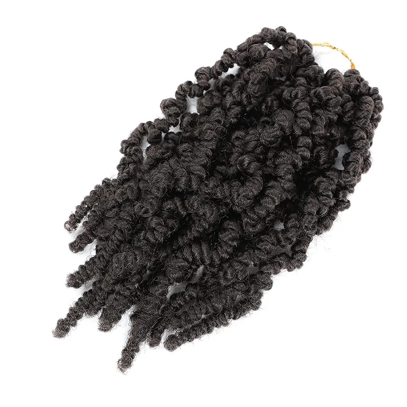 Pre-twisted Spring Twist Hair 10Inch Crochet Hair Braids Short Curly Passion Twists Braiding Hair Extensions 15 Strands/Pack 
Pre-twisted Spring Twist Hair 10Inch Crochet Hair Braids Short Curly Passion Twists Braiding Hair Extensions 15 Strands/Pack