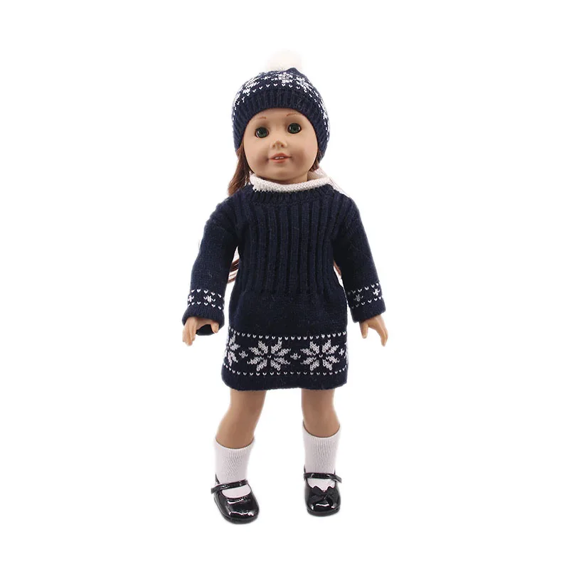 Doll Clothes Sweater Hat/Knitted Button Coat+Slim Dress For 18 Inch American&43Cm Born Doll Generation Baby Girl`s Christmas Toy
Doll Clothes Sweater Hat/Knitted Button Coat+Slim Dress For 18 Inch American&43Cm Born Doll Generation Baby Girl`s Christmas Toy