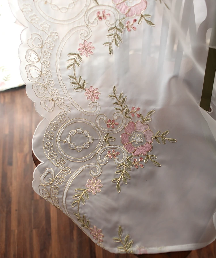 Short Kitchen Curtains Pastoral Style Floral Embroidered Roman Blinds White Sheer Curtain for Bedroom Window Treatment Curtains
Short Kitchen Curtains Pastoral Style Floral Embroidered Roman Blinds White Sheer Curtain for Bedroom Window Treatment Curtains