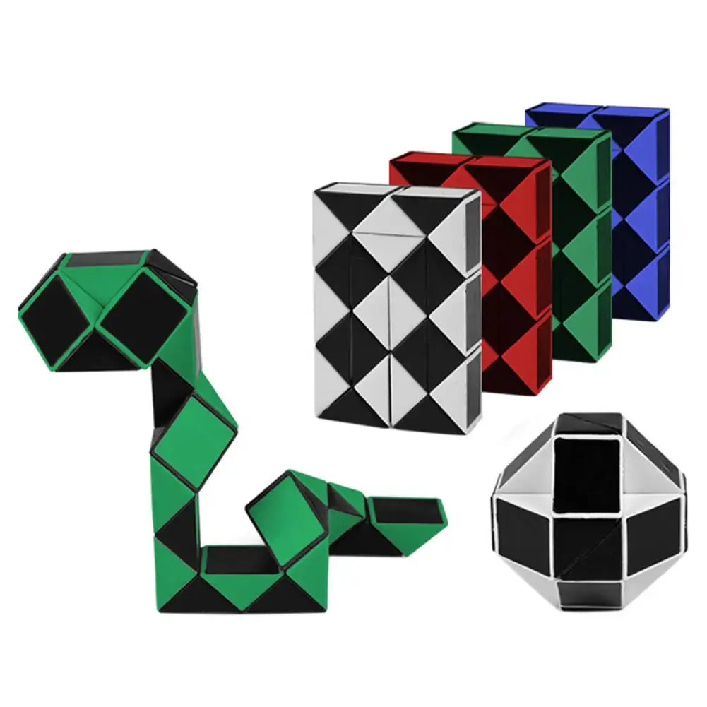 24 Magic Snake Ruler Cube Puzzle Speed Antistress Cubes Twist Folding Profissional Toy for Kids Magic Cube
24 Magic Snake Ruler Cube Puzzle Speed Antistress Cubes Twist Folding Profissional Toy for Kids Magic Cube