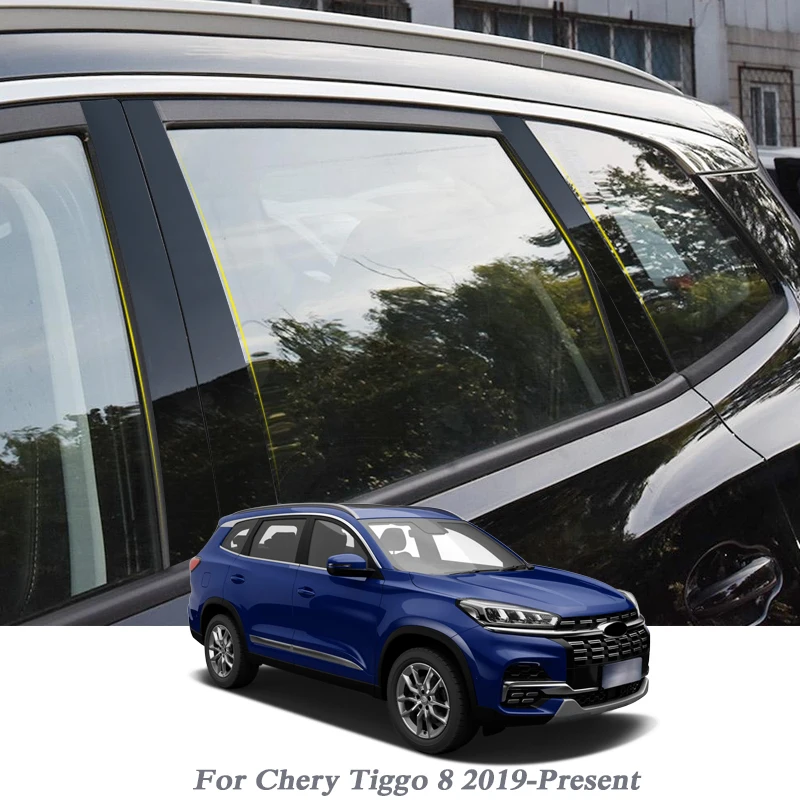 8 шт. автомобильный Стайлинг для Chery Tiggo 8 2019-настоящее время наклейка для отделки окна автомобиля Наклейка на среднюю колонку ПВХ внешние акс... 
8 шт. автомобильный Стайлинг для Chery Tiggo 8 2019-настоящее время наклейка для отделки окна автомобиля Наклейка на среднюю колонку ПВХ внешние акс...