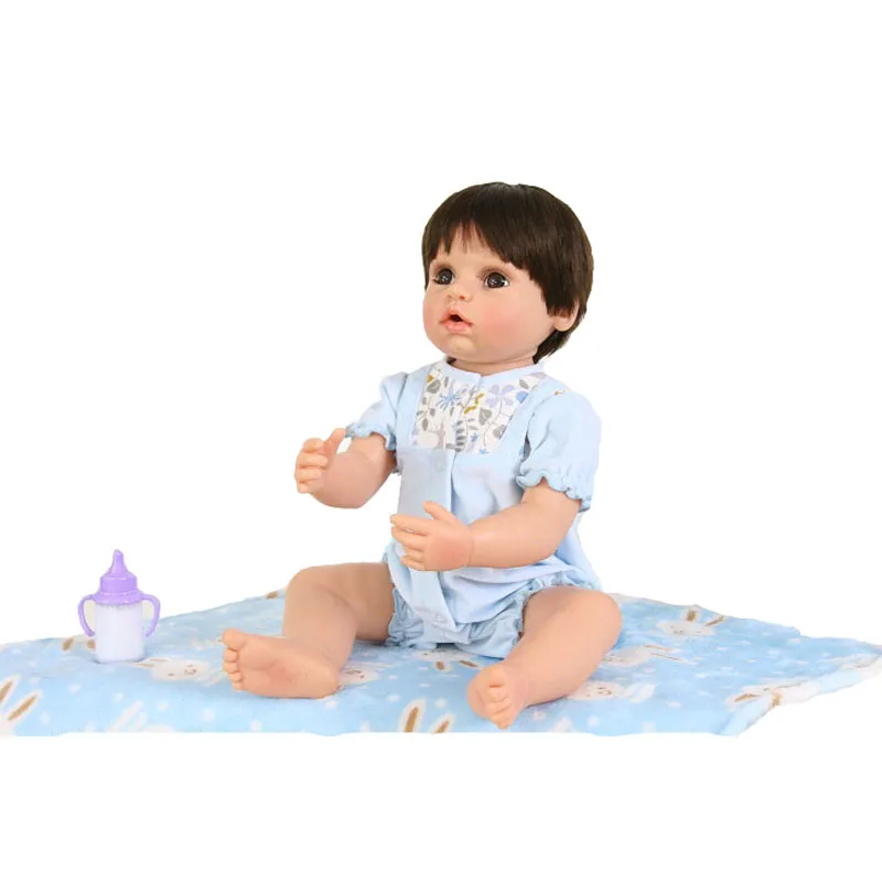 55cm Full Silicone Reborn Baby Boy Doll 22" Vinyl Newborn Girls Boneca Like Real Birthday Gift Child Bathe Toy
55cm Full Silicone Reborn Baby Boy Doll 22" Vinyl Newborn Girls Boneca Like Real Birthday Gift Child Bathe Toy