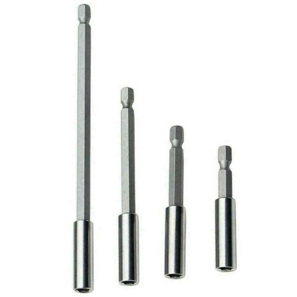 4Pcs Hex Bit Tip Rod Kit 45# Steel Socket Bit Adapter Set Silver 60mm/75mm/100mm/150mm Drill Bits Kits Power Tools
4Pcs Hex Bit Tip Rod Kit 45# Steel Socket Bit Adapter Set Silver 60mm/75mm/100mm/150mm Drill Bits Kits Power Tools