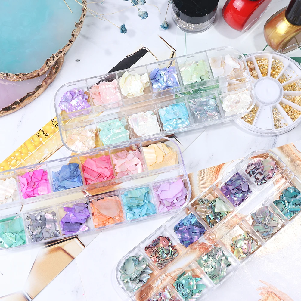 1 Box Mix Color Natural Rhinestone For Nails 3D Gradient Broken Shell Slices Nail Art Decorations Nail Glitter Flakes SAB03 
1 Box Mix Color Natural Rhinestone For Nails 3D Gradient Broken Shell Slices Nail Art Decorations Nail Glitter Flakes SAB03