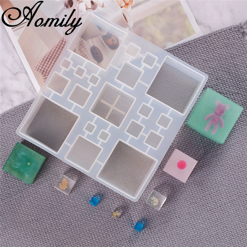 Aomily 20 Grids Cube Crystal Epoxy UV Silicone Mould Cake Mold Resin Jewelry Making Cosmetic DIY Mold Epoxy Resin Baking Mold
Aomily 20 Grids Cube Crystal Epoxy UV Silicone Mould Cake Mold Resin Jewelry Making Cosmetic DIY Mold Epoxy Resin Baking Mold