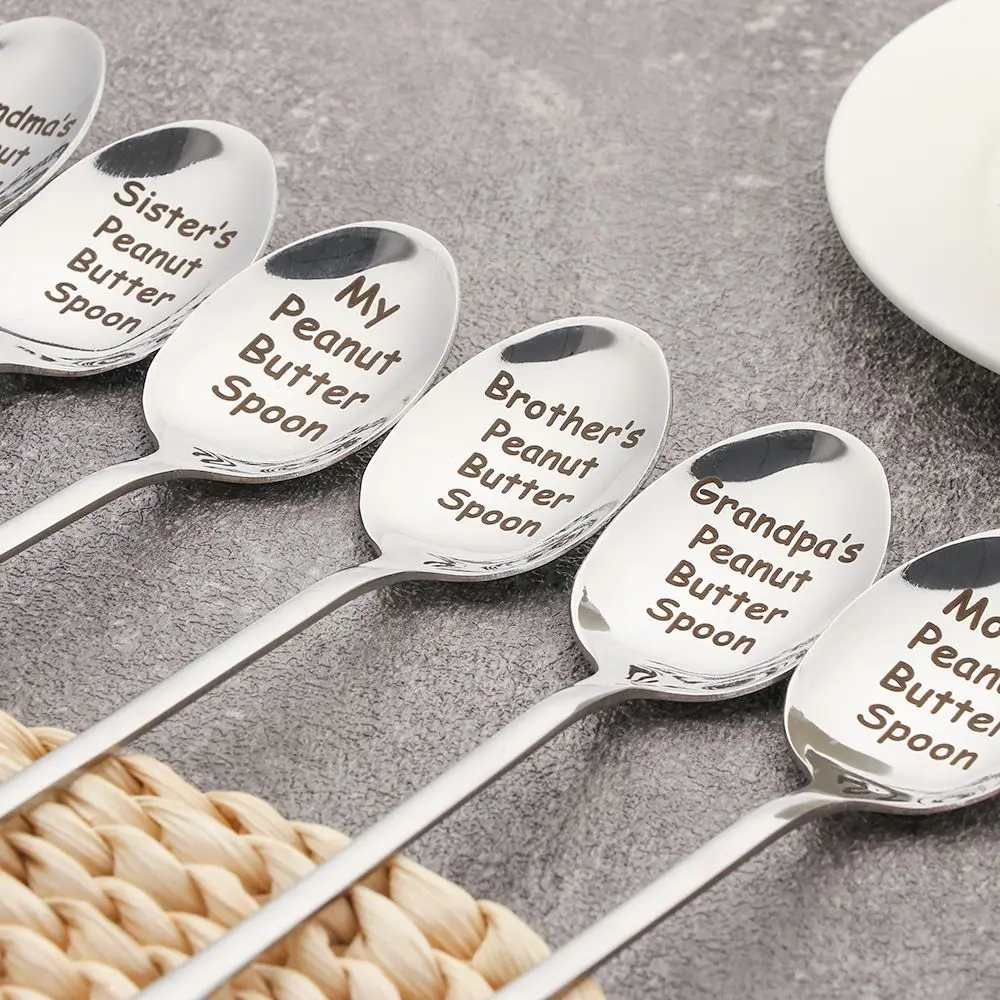 Kitchen Tool Friends Best Present Valentine's Day Husband Tea Spoons Engraved Spoon Teaspoon Love Spoon Coffee Spoons
Kitchen Tool Friends Best Present Valentine's Day Husband Tea Spoons Engraved Spoon Teaspoon Love Spoon Coffee Spoons